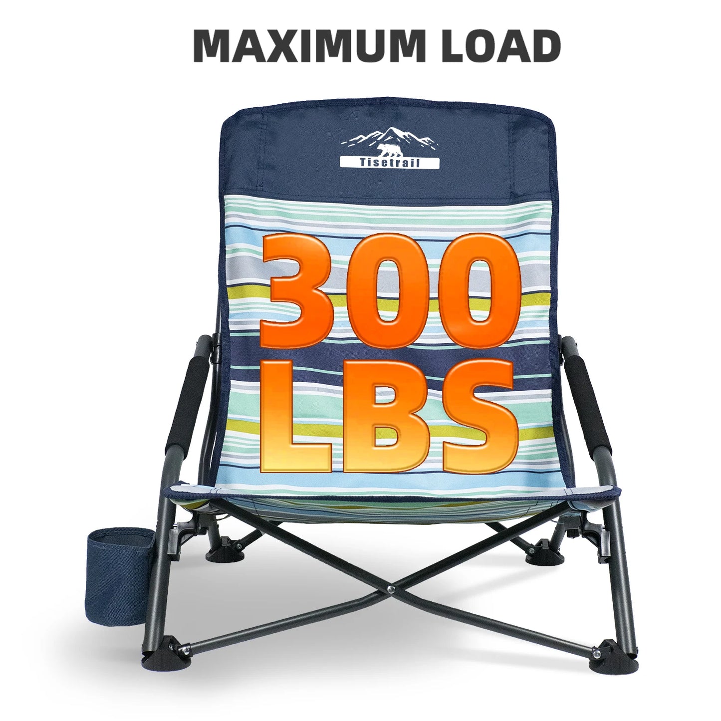 Set of 2 Portable Beach Chairs