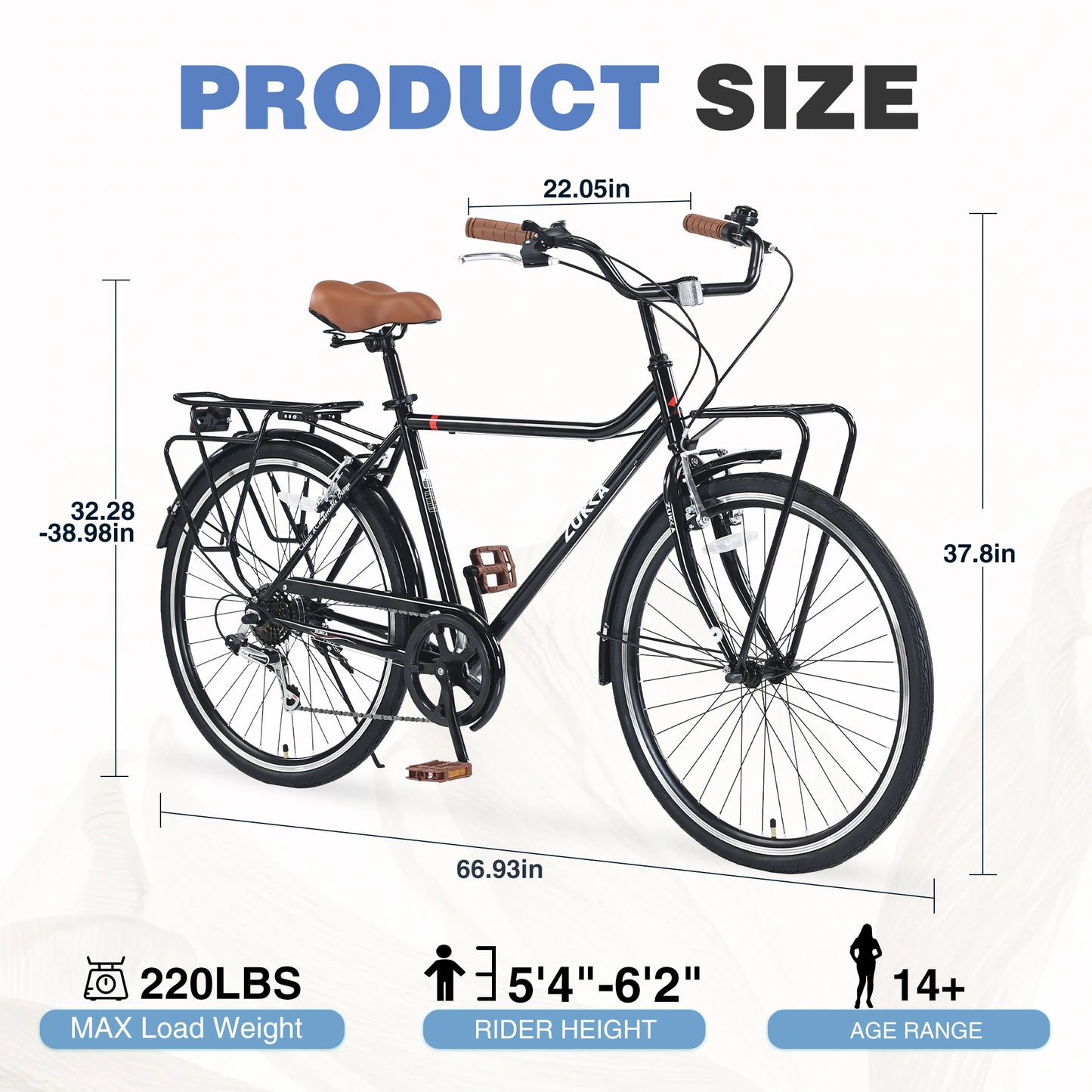 26" Vintage Commuter Bike