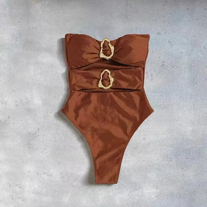Oval One Pc Swimsuit