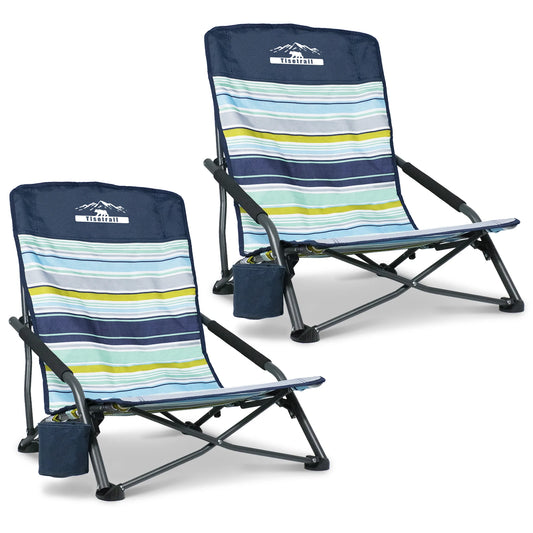 Set of 2 Portable Beach Chairs