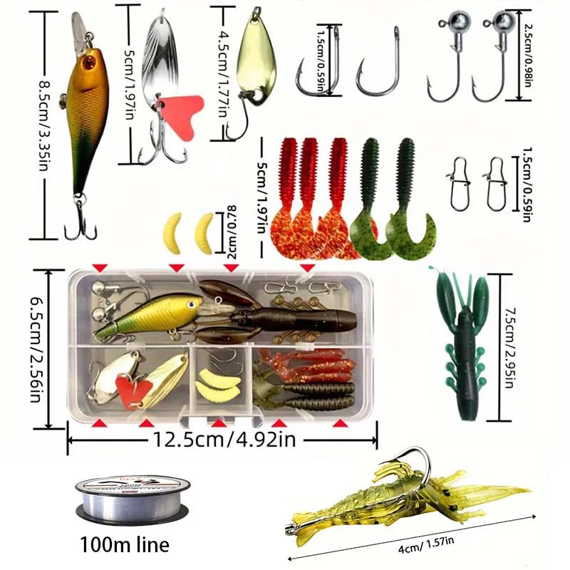2.1M Fishing Rod Reel Combo Kit - Rod & Reel Combos with  Adjustable Fishing Pole, Spinning Reel, Fishing Line, Artificial Bioni