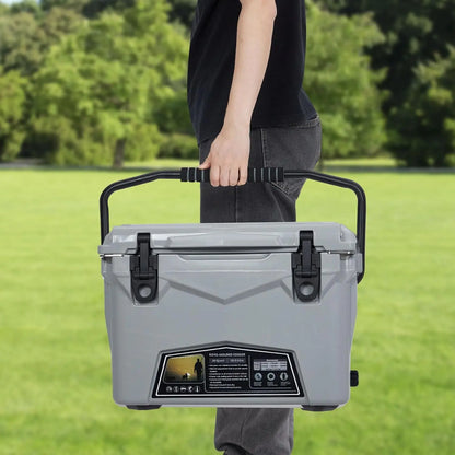 Portable Ice Chest with Cup Holder