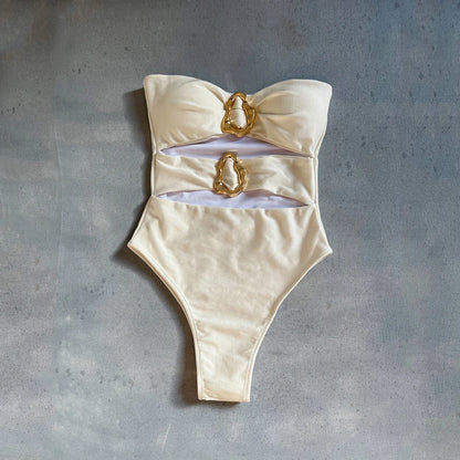 Oval One Pc Swimsuit
