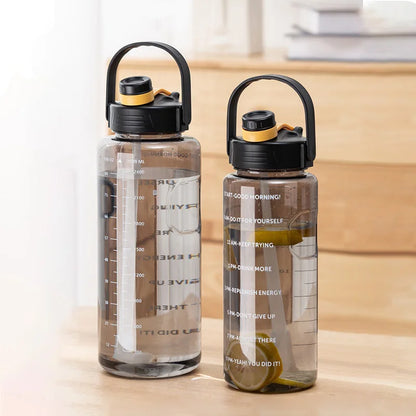 Sports Water Bottle w/Straw